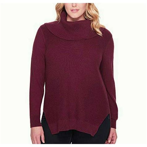 michael michael kors shaker long sleeve cowl sweater